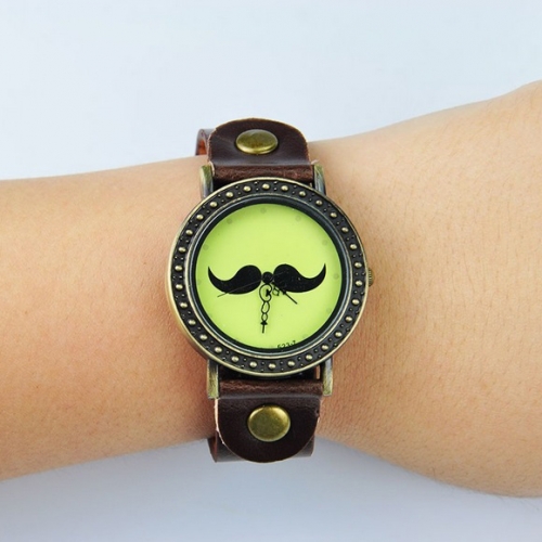 ΔΕΡΜΑΤΙΝΟ ΡΟΛΟΙ MOUSTACHE